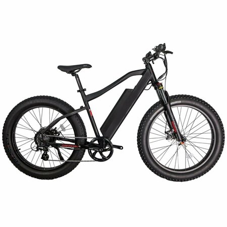 GRAN MOMENTO Electric Fat Tire Mountain Bike, Black GR3300412